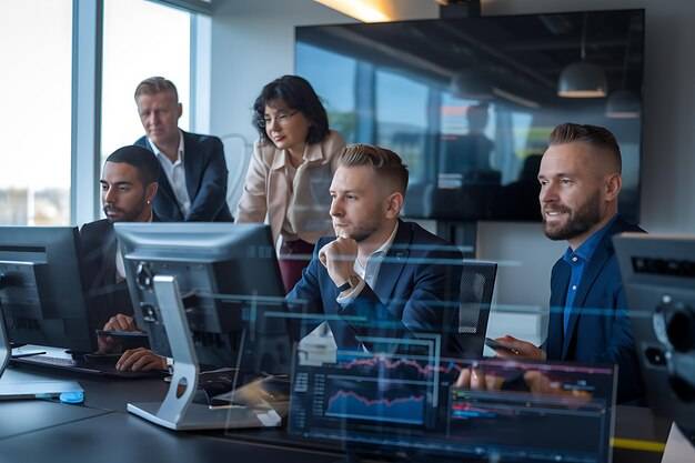 corporate-team-discussing